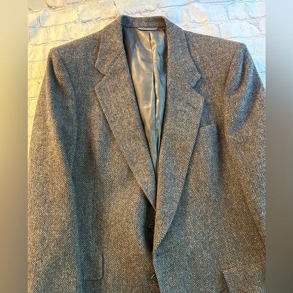 CHRISTIAN DIOR MONSIEUR VINTAGE MENS TWEED GREY MIX BLAZER/JACKET PURE WOOL - Picture 11 of 11